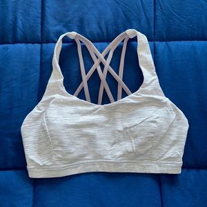 Lululemon sports bra (free to be serene)